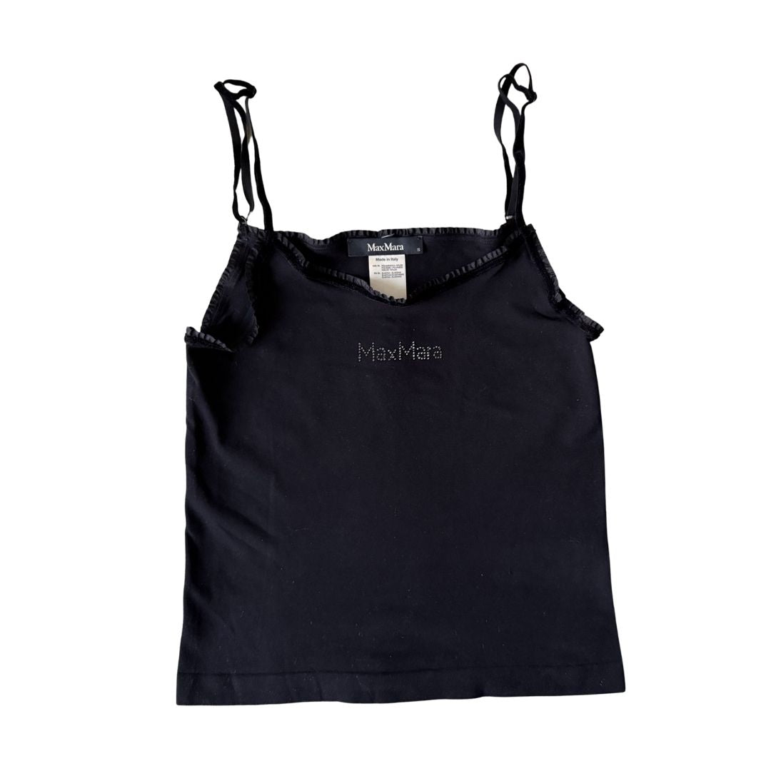 Max Mara Vintage Rhinestone Tank
