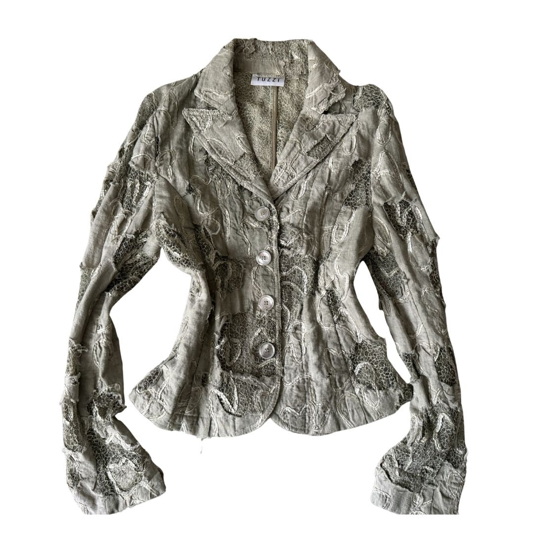 Unique Vintage Blazer Top