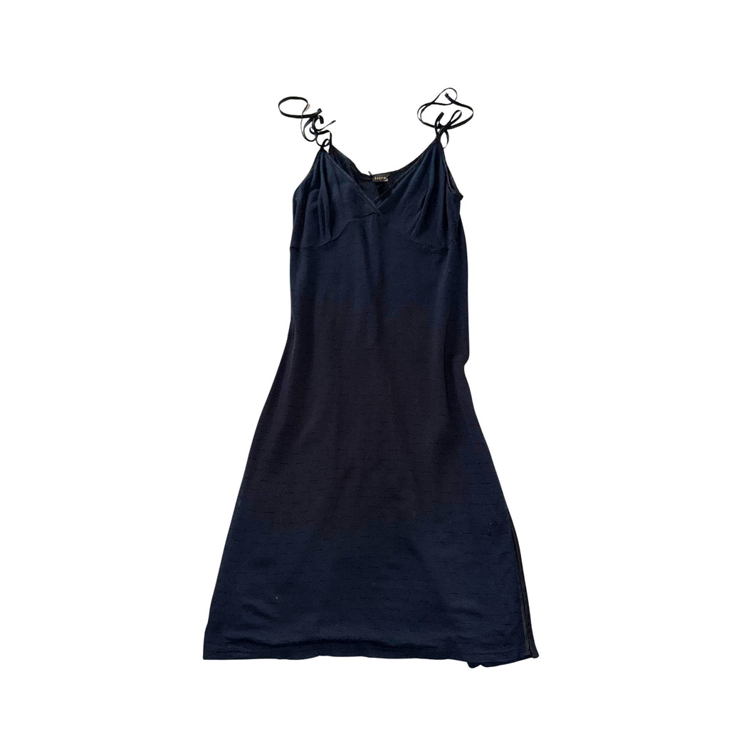 Escada – Elegant Black Spaghetti Strap Dress