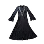 Escada – Black Long-Sleeve Lace-Up Front