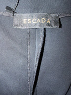 Escada – Black Long-Sleeve Lace-Up Front
