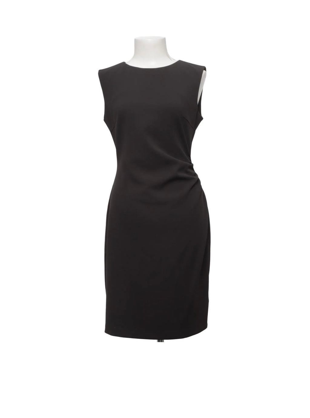 Calvin Klein - Black Ruched Side Dress
